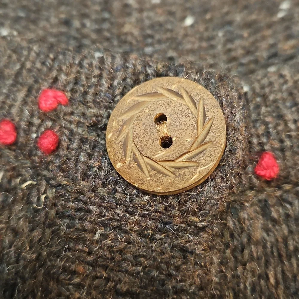 Holiday Lodge by Northcrest Women's Embroidered Cardigan 1X Leaves Fall - Picture 9 of 12